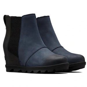 SOREL Joan of Arctic Leather Wedge Boots